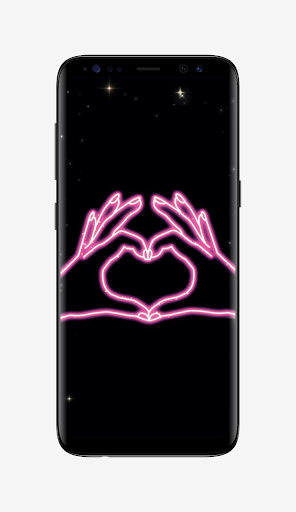 ޺ıֻֽֽAPP(Neon Hearts Live Wallpaper)ͼ2