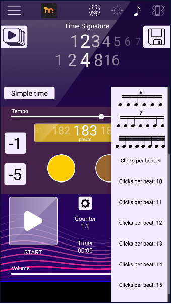 Ľappİ(Best Metronome)v2.2.9 ׿ͼ2