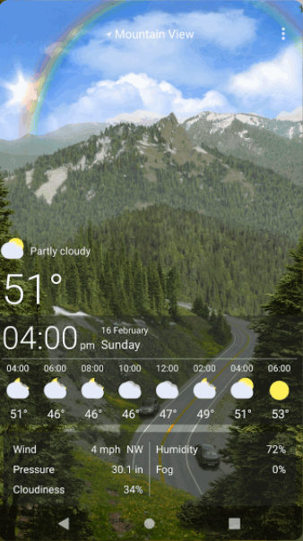 ֽ̬ʰذװ(Weather Live Wallpapers)ͼ1