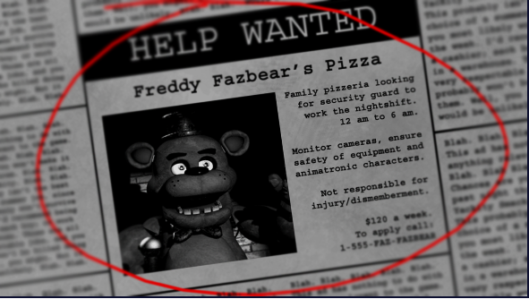 玩具熊第1代手机版自由移动版2024(Five Nights at Freddy)截图3