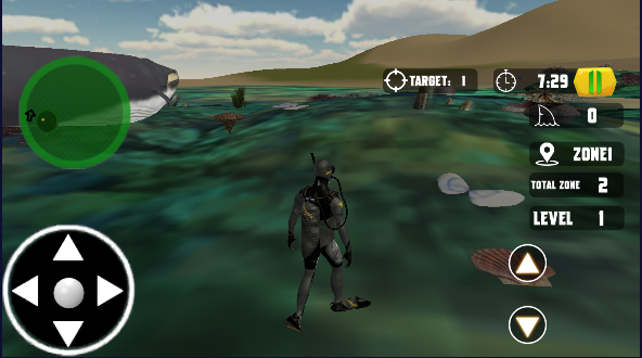 㺣ײ3DϷ(Shark Attack Spear Fishing 3D)