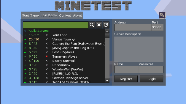 MinetestɳϷӽͼ2