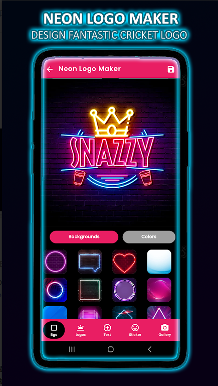 ޺Ʊ־app(Neon Logo Maker)