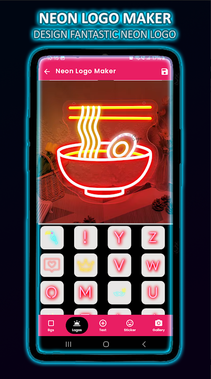 ޺Ʊ־app(Neon Logo Maker)ͼ3