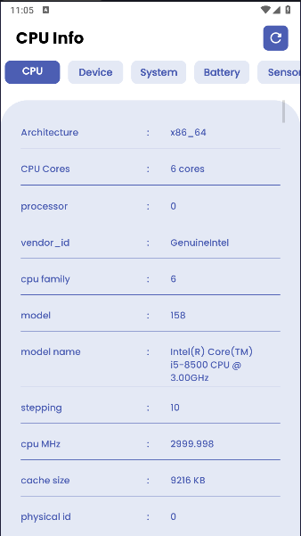 ʵʱ鿴cpu״̬(CPU Info)