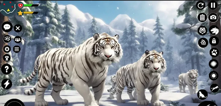 ׻3d(Snow White Tiger Family Sim 3D)v1.21  ׿°ͼ2