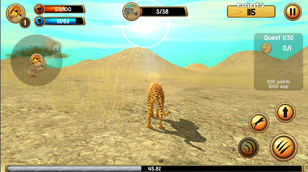 ԱģϷ°(Wild Cheetah Sim)