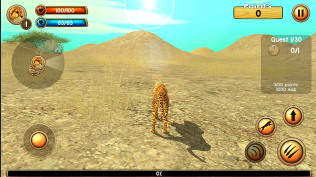 ԱģϷ°(Wild Cheetah Sim)v206 ׿ͼ1