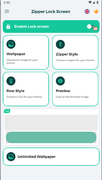 apk(Zipper Lock Screen)v55.0 ׿Ѱͼ1
