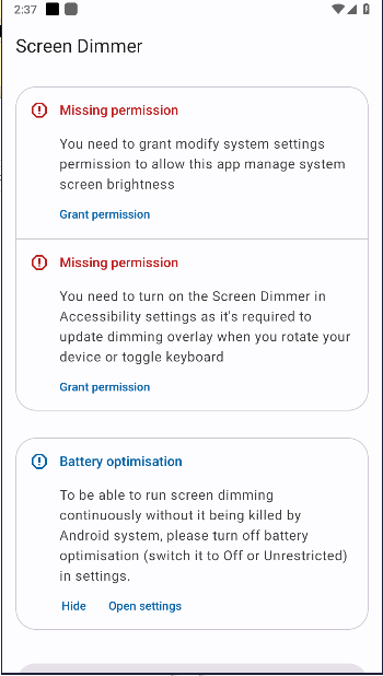 Ļ˾pwmapp(Screen Dimmer)v1.3.3 ׿İͼ2