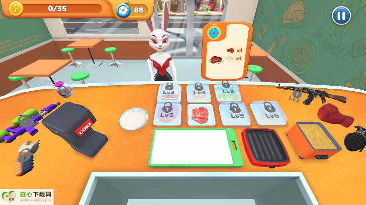 疯狂烹饪厨房无限金币免广告版v1.0.1 安卓最新版截图2