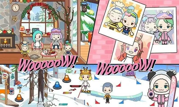 托卡迷你城市滑雪人2025官方最新版本v1.9 安卓版截图4