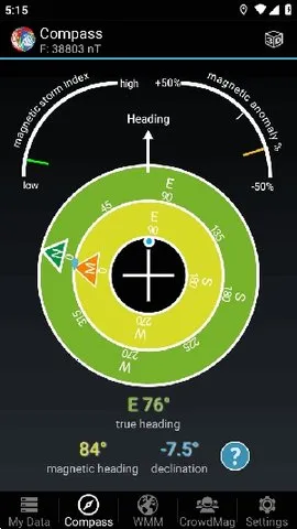 CrowdMag(磁场测量仪)v2.2.3 手机版截图3
