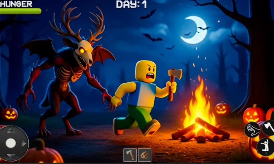 恐怖之夜丛林生存(丛林恐怖生存)v1.12 安卓版截图0