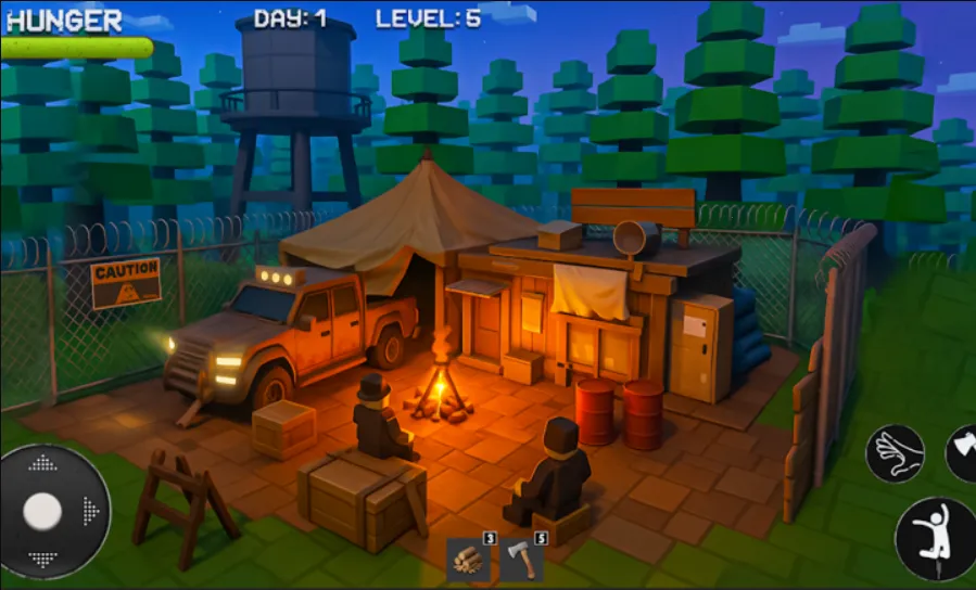 恐怖之夜丛林生存(丛林恐怖生存)v1.12 安卓版截图1