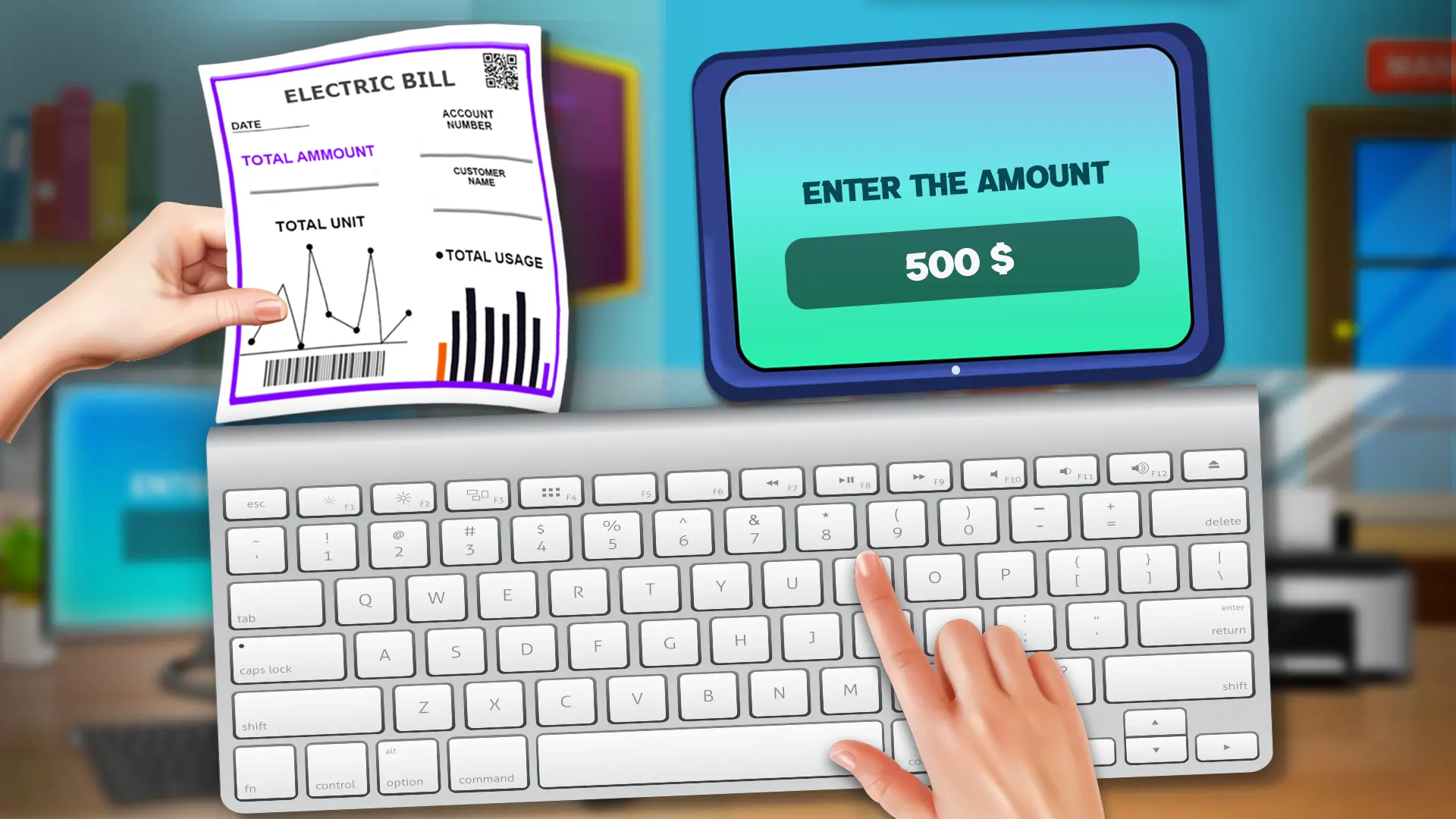 银行经理出纳游戏(银行模拟游)v5.0 安卓版截图1