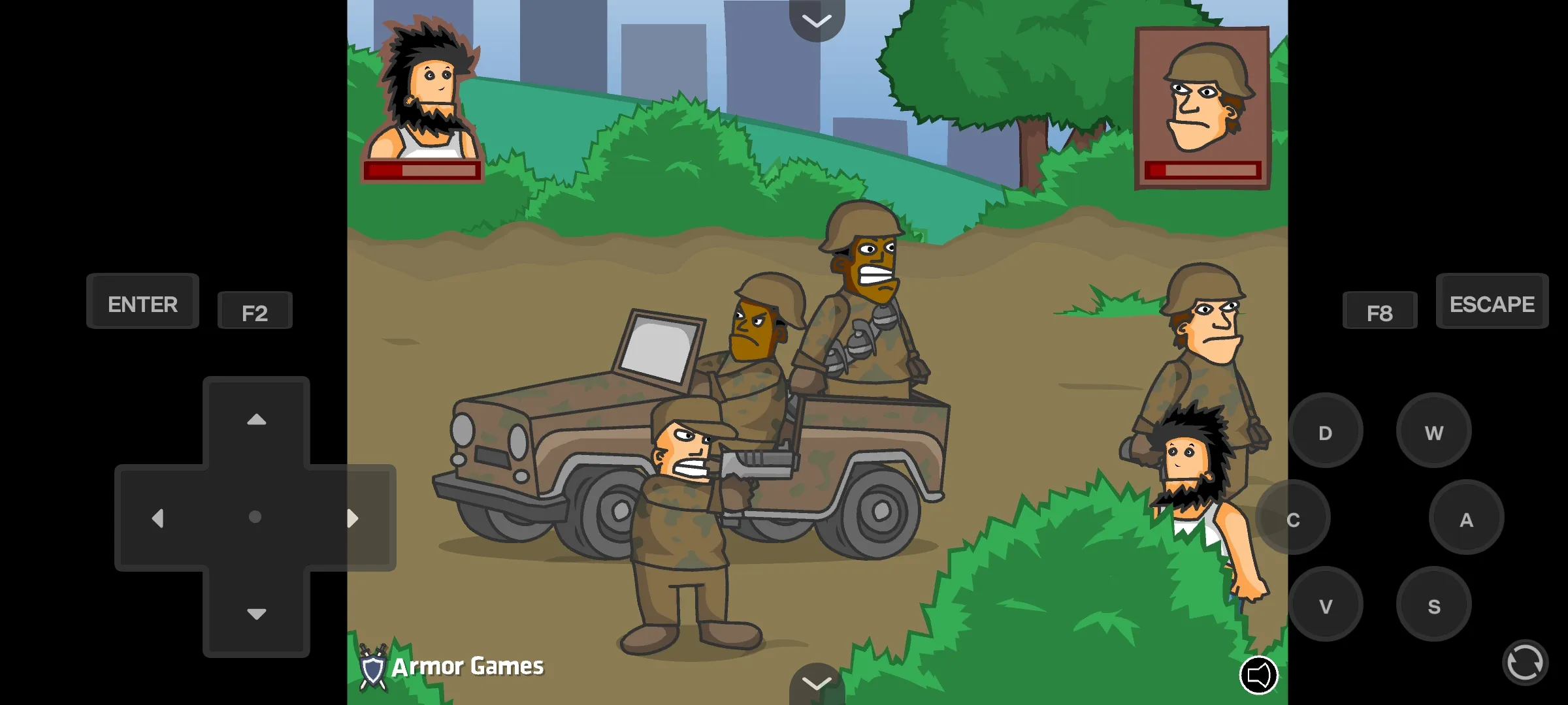 无敌流浪汉4:全面战争(流浪汉冒险游戏)v1.0 安卓版截图0