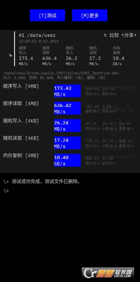 Cross Platform Disk Test(ܲ)v2.3.2 ׿ͼ1