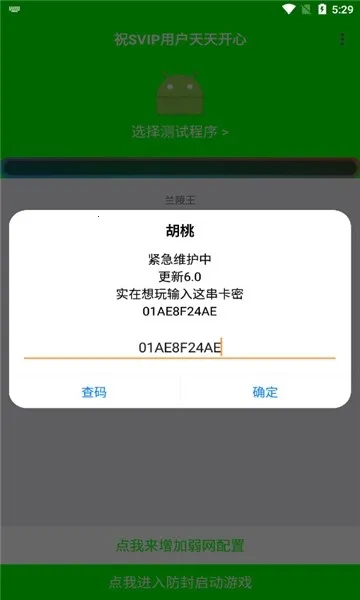 兰陵王弱网参数(游戏网络优化)v3.0 手机版截图3