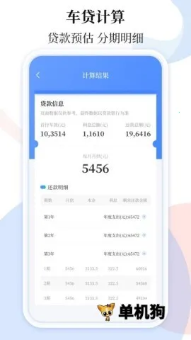 车贷计算器(车贷计算工具)v1.1.1 安卓版截图4