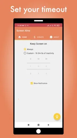 屏幕常亮助手2025下载v1.0 安卓版截图3