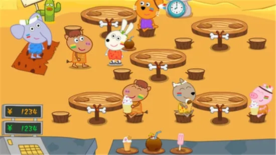 兔宝宝冰淇淋店(儿童经营游戏)v1.2.0 手机版截图1