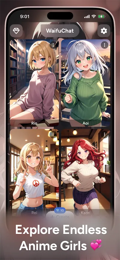 WaifuChat2025最新版本v2.1.5 手机版截图0