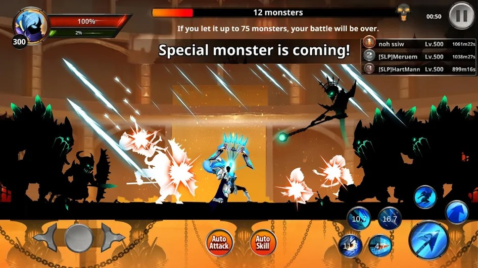 ˴˵Ӱսڹ(Stickman Legends)ͼ1