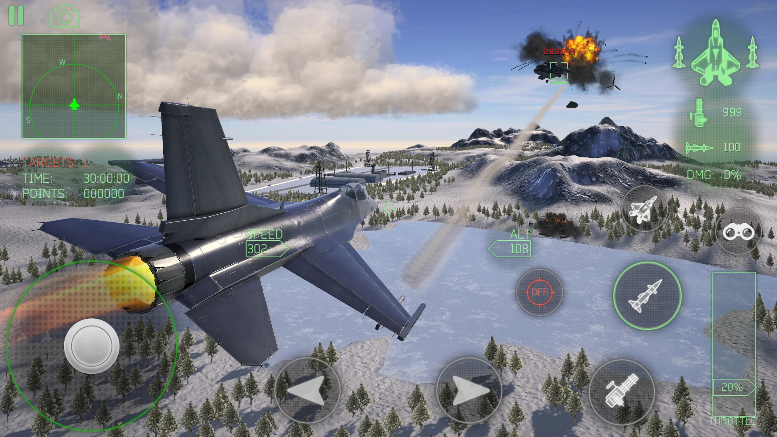 սϷ˵(Fighter Jet Combat : Warzone)v1.0.19 ׿ͼ1