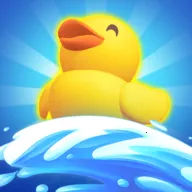 鸭子射击:像素色彩流