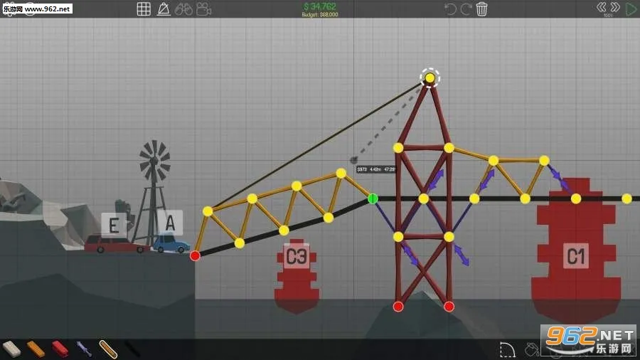 Poly Bridge(����������Ϸ)v1.2.2 ��׿���ͼ1