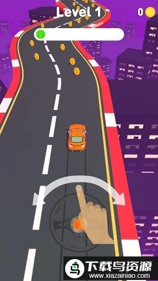 空中赛道特技(赛车竞速游戏)v0.4 手机版截图3