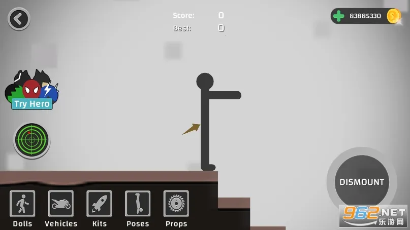 火柴人车祸模拟器(车祸模拟游戏)v1.3 手机版截图2