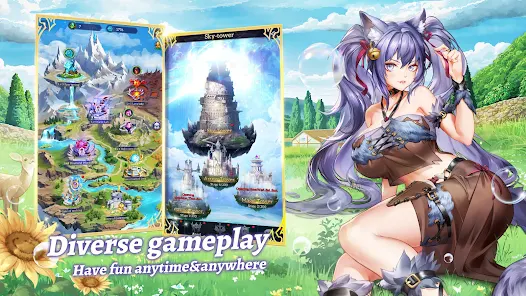 放置女神破解版无限钻石v8.0.2.061801 手机版截图1