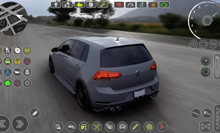 大众高尔夫4汽车模拟器(大众汽车驾驶游戏)v2.0 手机版截图2