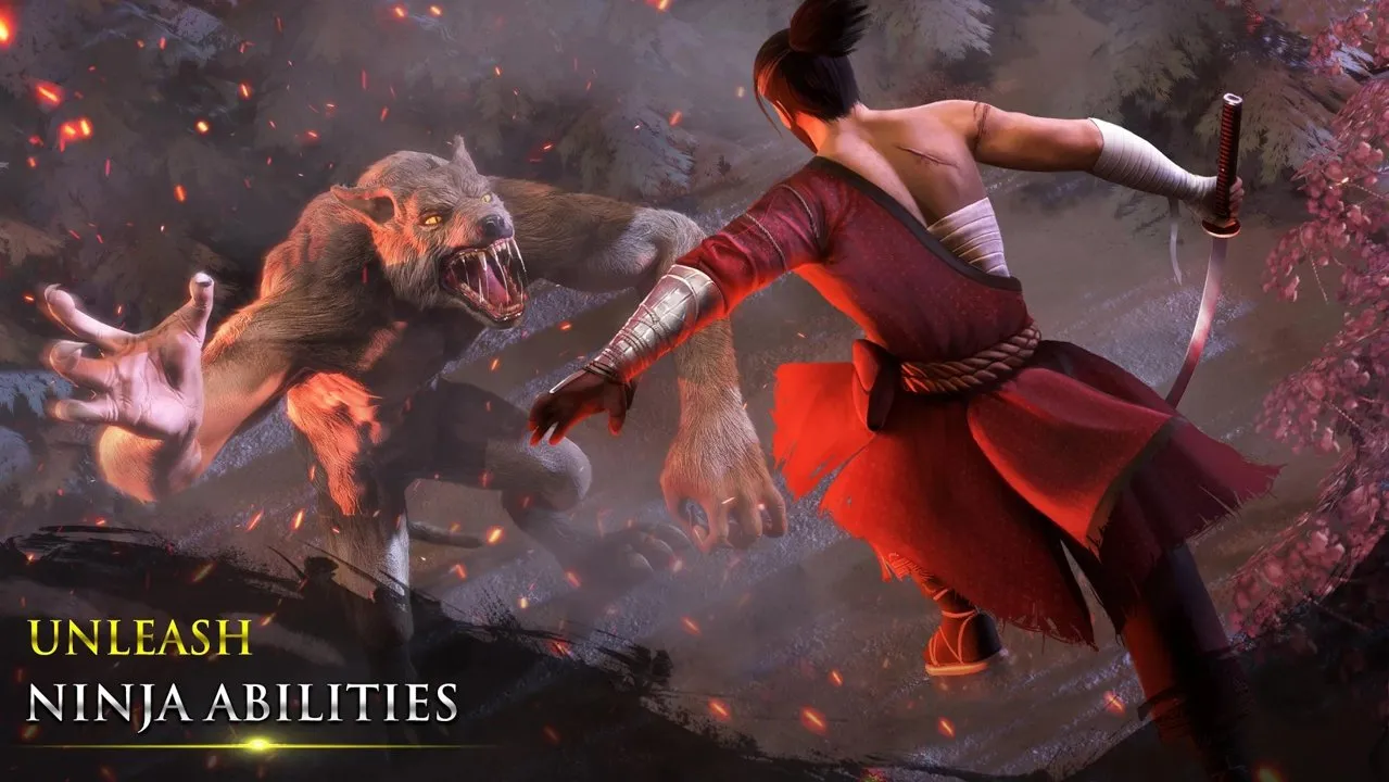 忍者武士隆无限蓝魂无限金币v3.8.3 安卓版截图0