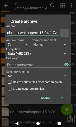 ZArchiver pro蓝色版截图1