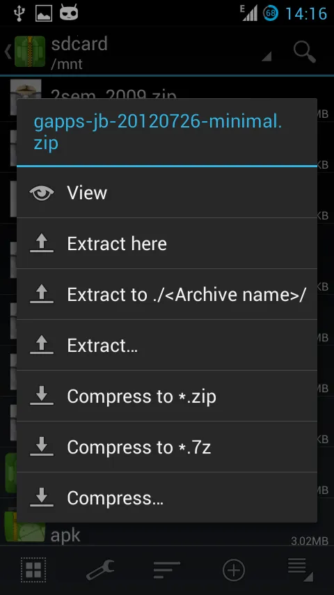 ZArchiver pro蓝色版截图3