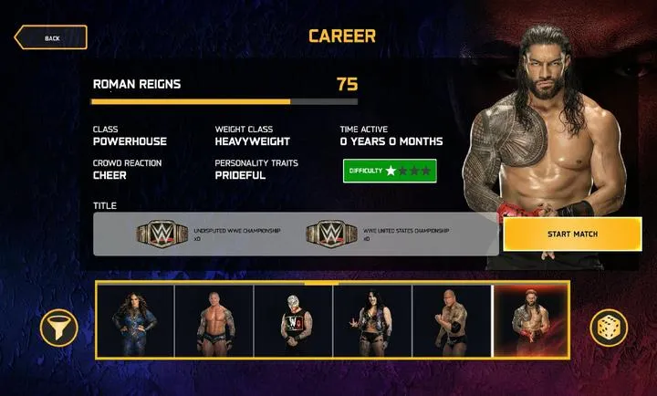 WWE 2K25����������(ˤ��ģ����Ϸ)v0.1363.0 ��׿���ͼ1