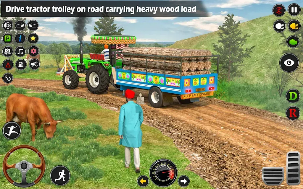 3D农用拖拉机耕作最新手机版v1.0 手机版截图1