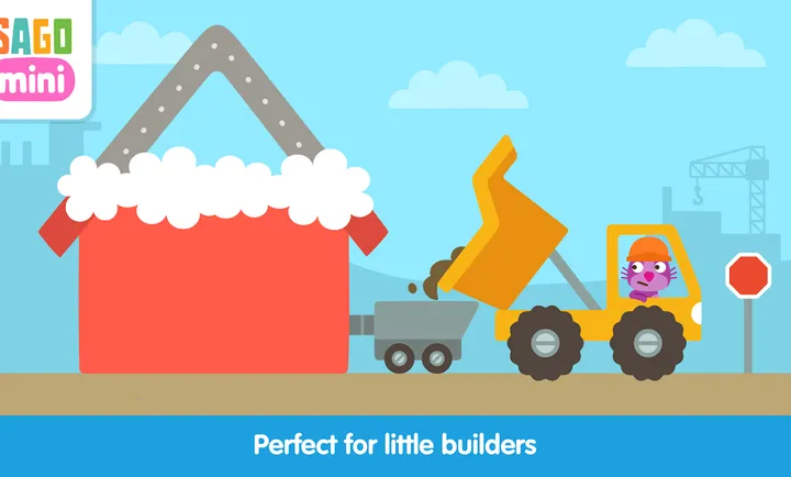 西米迷你卡车(儿童卡车建造游戏)v1.0 安卓版截图0