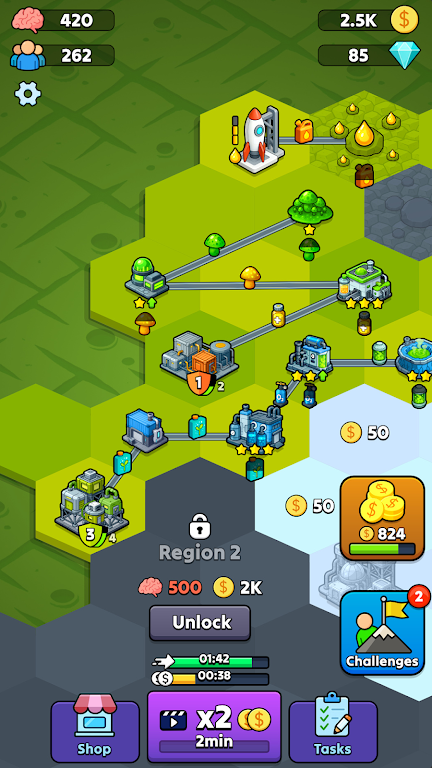 太空殖民地:建造大师(太空建造游戏)v1.2.2 安卓版截图1