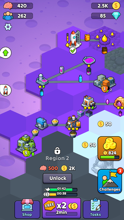 太空殖民地:建造大师(太空建造游戏)v1.2.2 安卓版截图2