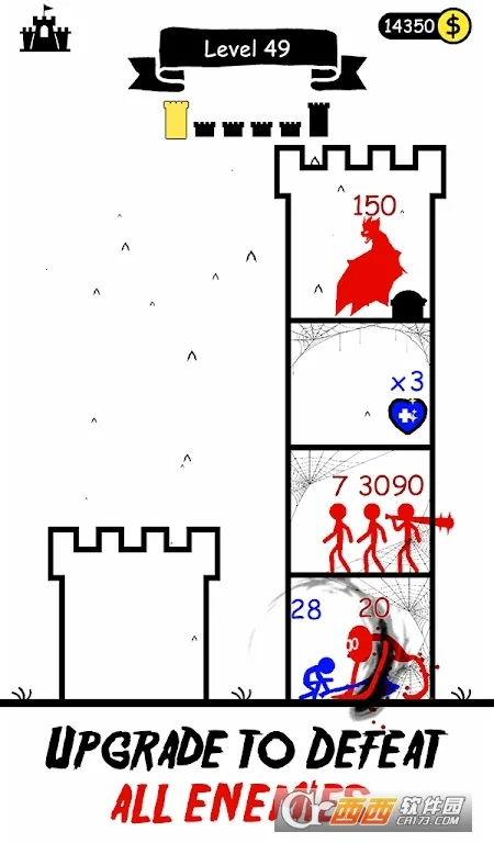 火柴人英雄塔防无限金币无限钻石v1.0.105 手机版截图1