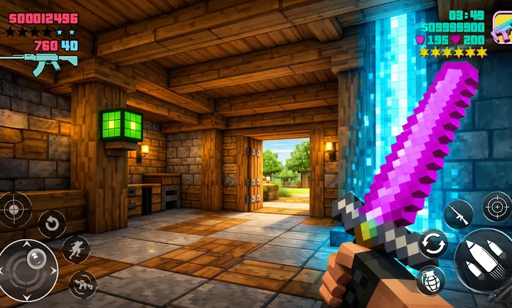 荒野猎手:像素枪战(像素生存射击游戏)v1.0.2 安卓版截图0