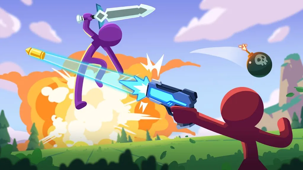 火柴人武器大乱斗去广告(火柴人战斗游戏)v1.1.0 安卓版截图4