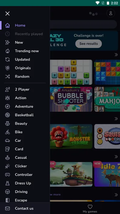 CrazyGames(��Ϸ����ƽ̨)v1.4 ��׿���ͼ1