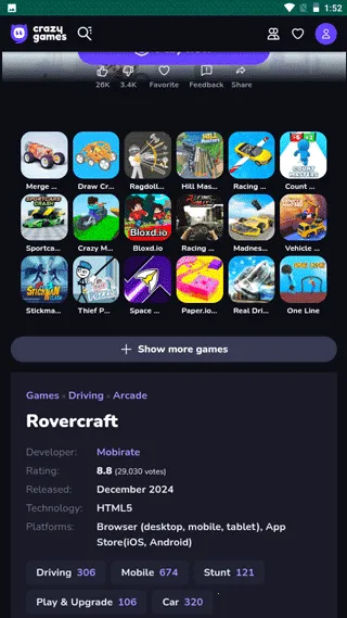 CrazyGames(��Ϸ����ƽ̨)