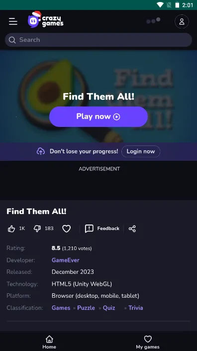 CrazyGames(��Ϸ����ƽ̨)v1.4 ��׿���ͼ3