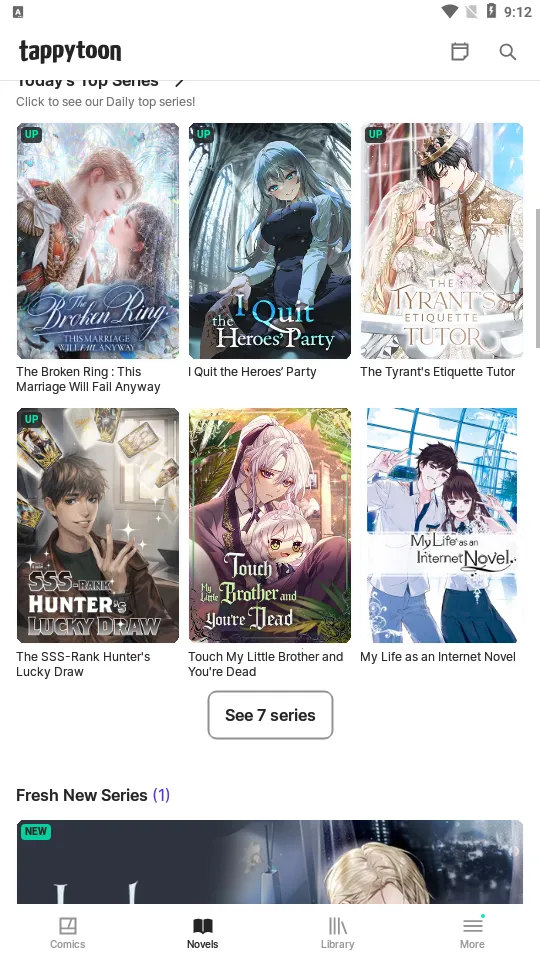 tappytoon中文版翻译软件v3.51.1 免费版截图0